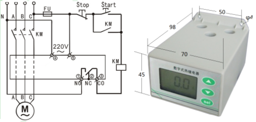 SJD25數(shù)字式熱繼電器/電動(dòng)機(jī)綜合保護(hù)器2-25A